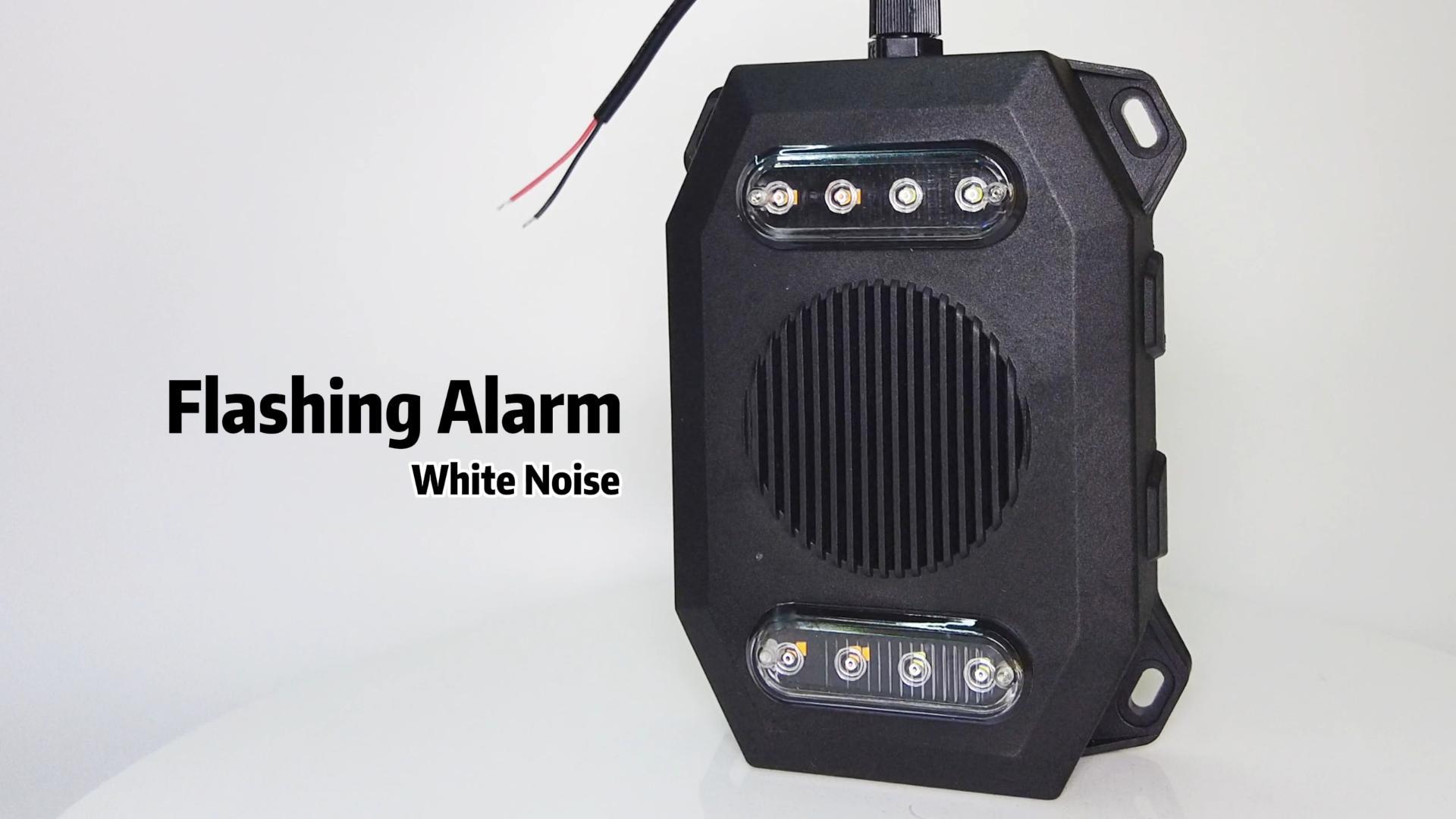 用于工程车白噪声闪烁报警器 YS-BL1-2C-WN 12~24V 97dB