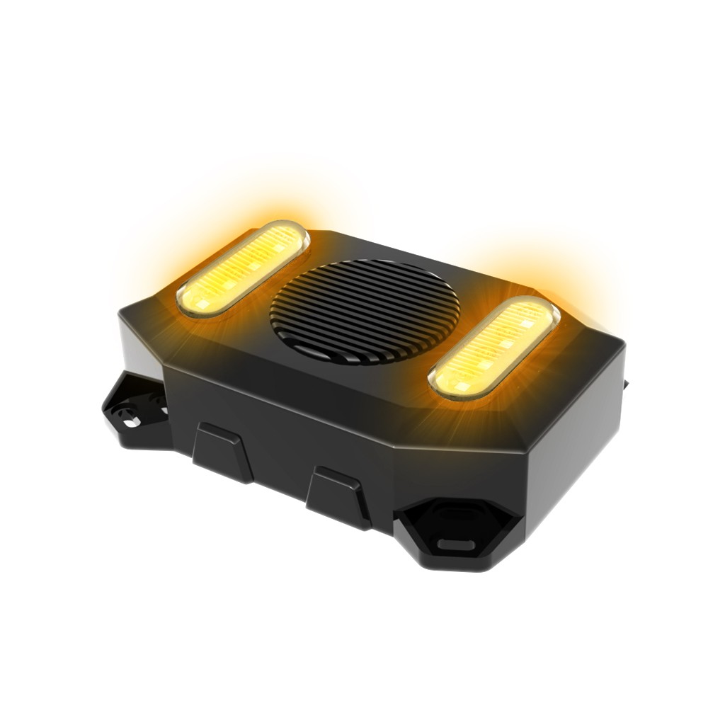 用于车辆的日夜声光报警器 YS-BL1-7C 12~24V 97dB/80dB 可调节夜间模式 减少噪音污染